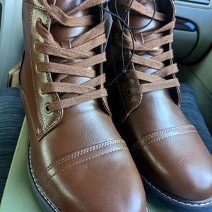 Mens brown casual boots